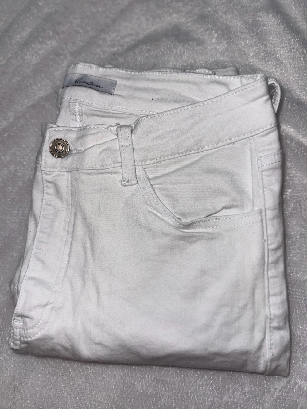 Kancan White Women’s Slim Fit Jeans